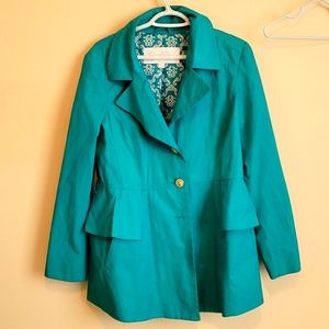 Turquoise Jessica Simpson Peacoat